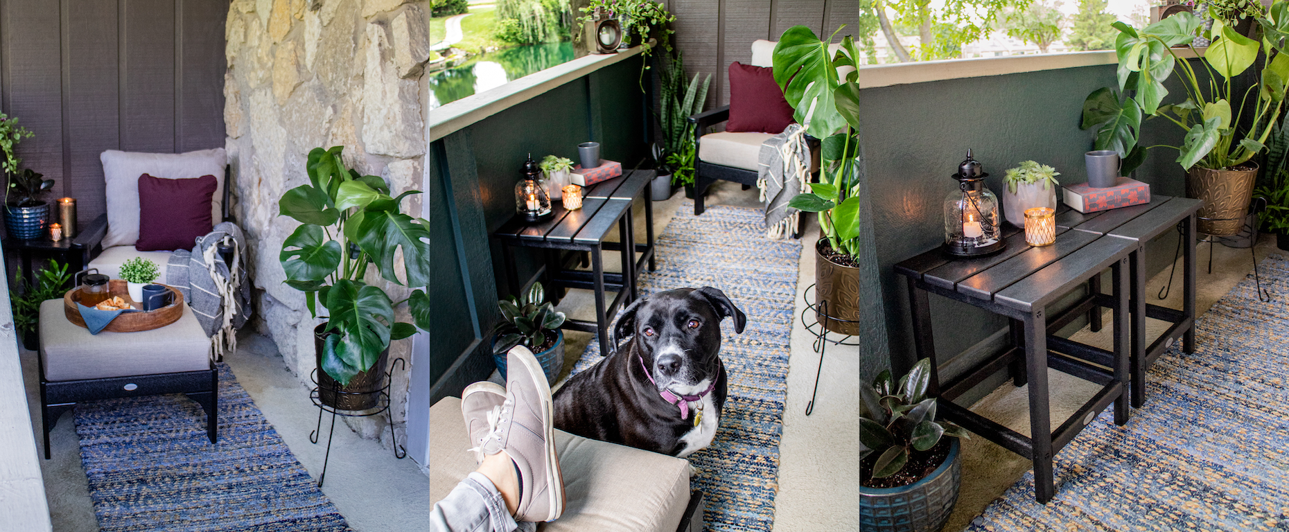 Small Space Apartment Balcony Makeover for Under $2,200